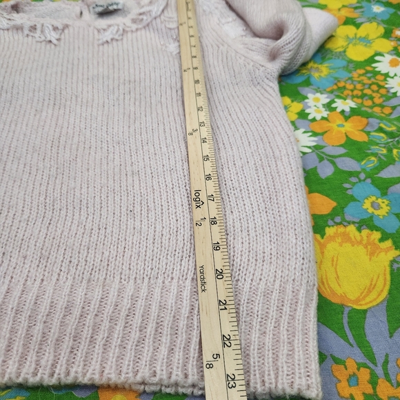 Dana Ashley Vintage 80s Light Pink Knit Sweater - Picture 7 of 7